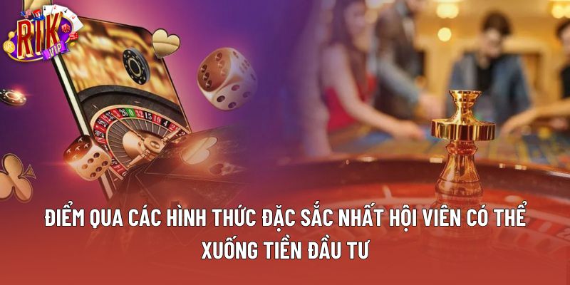 Điểm qua các hình thức đặc sắc nhất hội viên có thể xuống tiền đầu tư