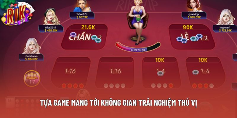 Tựa game mang tới không gian trải nghiệm thú vị